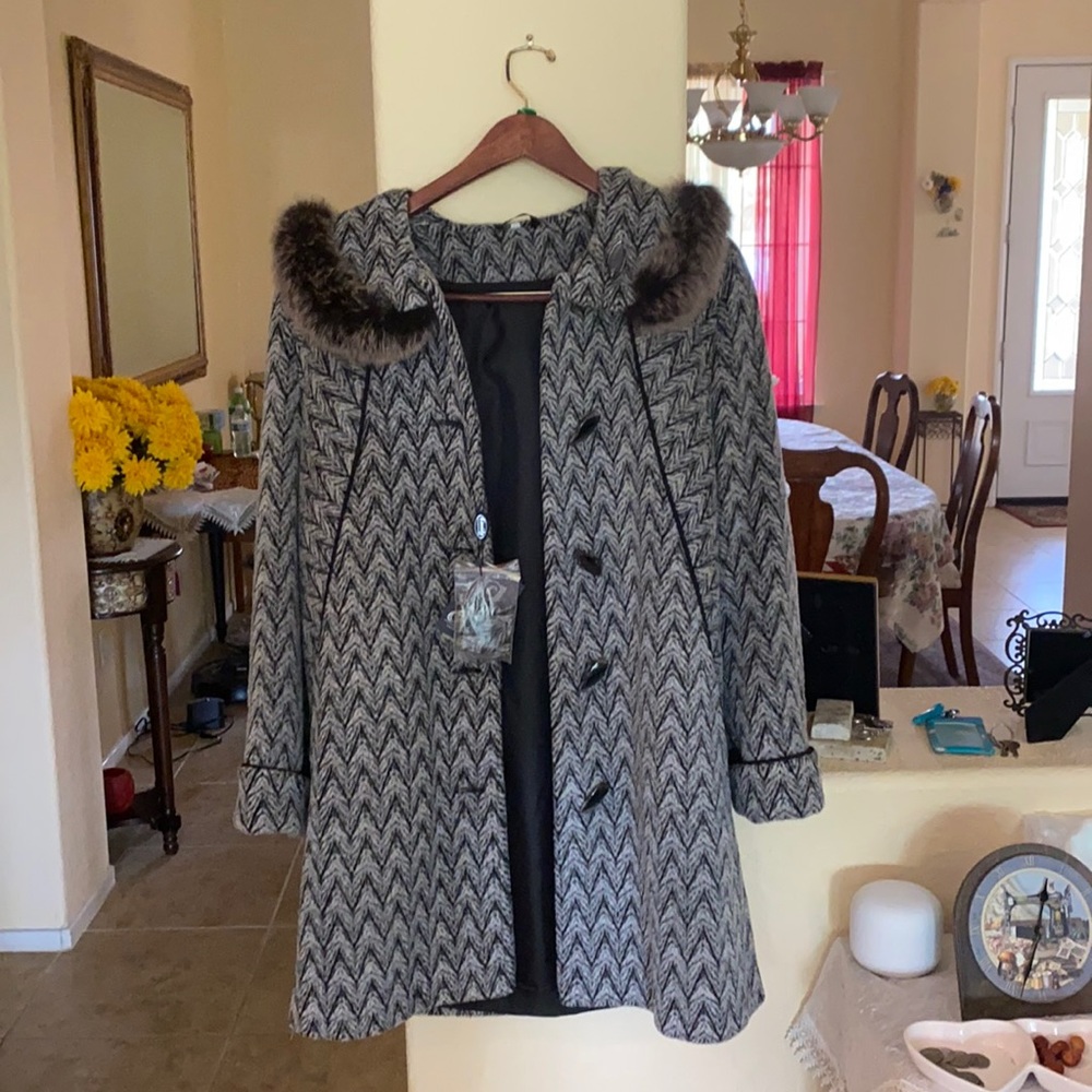 Russian 100% Wool Coat Jacket
